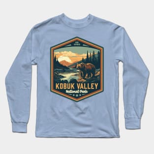 Kobuk Valley National Park Vintage WPA Style National Parks Art Long Sleeve T-Shirt